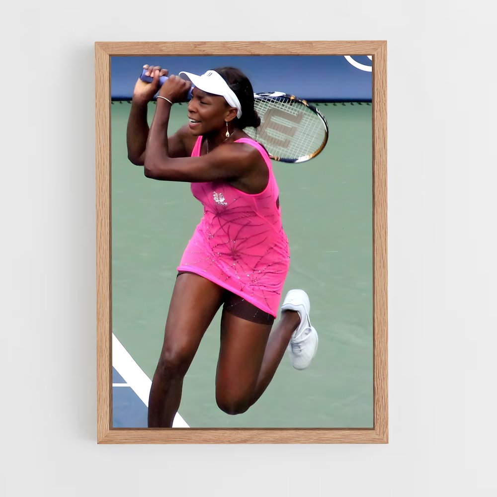 Poster Ace en Rose – affiche Tennis (vue 4)
